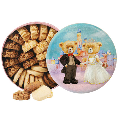 香港珍妮曲奇聪明小熊饼干四味