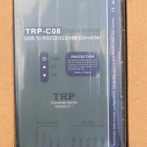 售前询价TRP-C08 USB2.0转RS232/422/485 光电隔离转换器议价维修