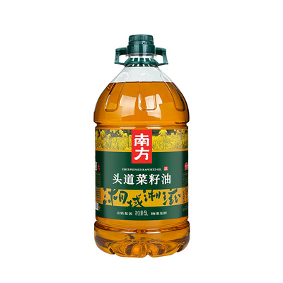 长康头道菜籽油5L一级物理压榨食用油非转基因家用正宗低油烟纯正