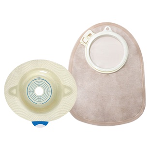 二件式造口袋两件式1960套装兼容康乐宝微凸底盘11035造瘘袋大便