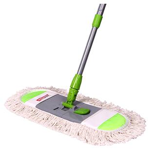 伊司达大号平板拖把木地板家用拖把尘推墩布旋转拖把布套棉线平推