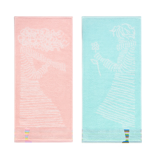 洁玉新款纯棉毛巾柔软亲肤吸水不易掉毛成人通用洗脸情侣全棉面巾