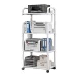 打印机架子多层可移动简约现代办公室落地置物架家用主机箱收纳架