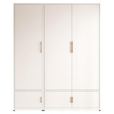 三梦钢制衣柜家用卧室简易组装儿童2025新款金属碳钢大衣橱小户型