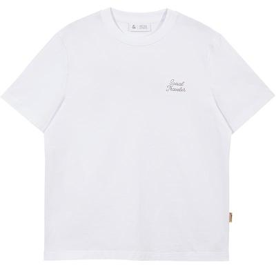 杰克琼斯男装美式刺绣男士短袖T恤纯棉