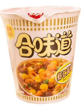杯面整箱香港版日清合味道方便面