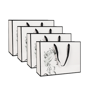 定制服装店袋子手提袋纸袋定做logo高档衣服礼品购物牛皮纸包装袋