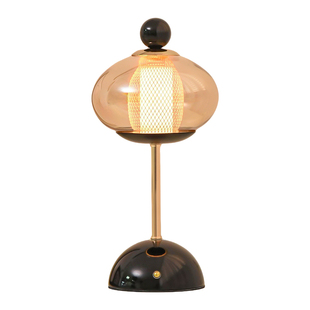 轻奢充电台灯主卧室床头灯2025新款现代复古高级感装饰氛围小夜灯