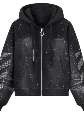 OFF-WHITE™连帽拉链卫衣
