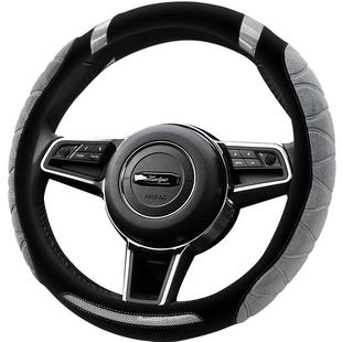 适用众泰T600大迈x5x7T300T500T700SR7Z300E200毛绒方向盘套冬季