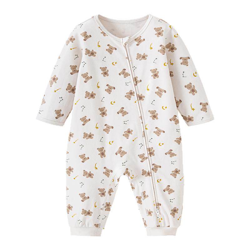 迷你巴拉巴拉婴儿衣服宝宝连体衣爬服亲肤居家服2025年秋季新款