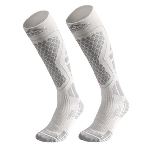 专业滑雪袜男女士成人羊毛加厚单双板长筒不易起球吸汗防滑保暖