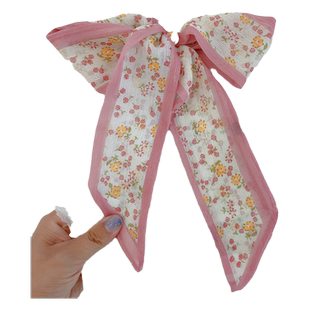 夏季粉色双面长条丝巾装饰小领巾飘带绑包丝带包包绑带粉发带女潮