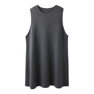 【新年礼物】PENNYPENG岁末绵羊毛背心裙软糯亲肤质感无袖连衣裙