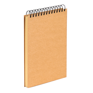 言本上翻牛皮纸笔记本120g加厚内页钢笔不洇墨双线圈可平摊A416K