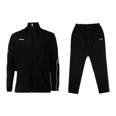 李宁正品秋冬立领运动休闲舒适套装长袖男女款AACR002