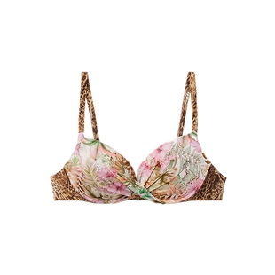 CALZEDONIA卡泽意袜夏季女海边度假活力印花沙滩分体泳衣泳裤1844