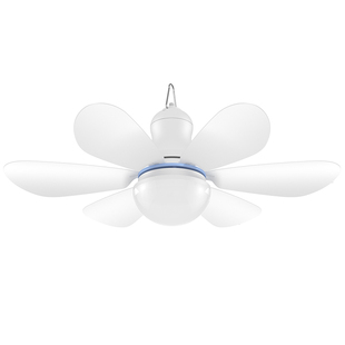 艾美特小吊扇床上宿舍蚊帐电风扇灯usb充电家用迷你小型便携式露营户外帐篷学生寝室挂式床头厨房吊扇灯音静