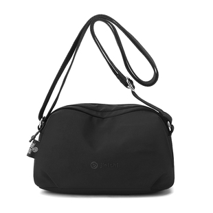 2025夏季新款捷朗仕百搭通勤背包女小包包帆布多口袋单肩斜挎女包