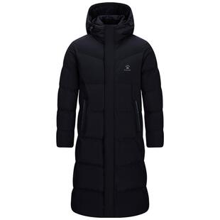 KELME卡尔美长款羽绒服女过膝冬季体育生训练服连帽保暖运动大衣