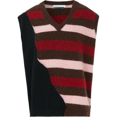 The World is Your Oyster 春夏男女同款条纹针织背心