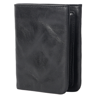 2025古造新款真皮男士短款小钱包头层牛皮简约高级便携银行卡钱夹