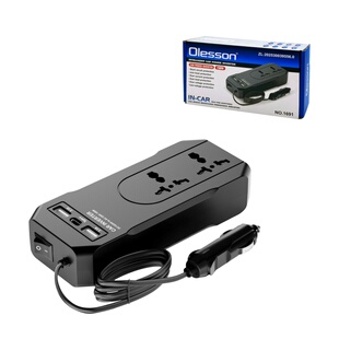 150W快充多功能汽车点烟器车充转220V家用充电器排插车载逆变器