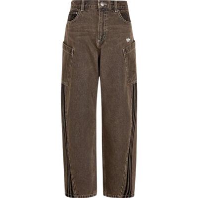【自营】adidas阿迪达斯三叶草女子运动休闲牛仔裤长裤KR2627