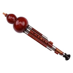 葫芦丝C调降b调G调F调云南民族乐器全红木黑檀木专业演奏型葫芦丝