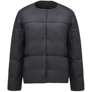 马克华菲圆领轻薄羽绒服女2025冬季新款美拉德外套时尚简约百搭潮