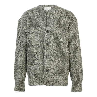 【折扣】SYSTEM 男秋冬混色绵羊毛开襟衫毛衣