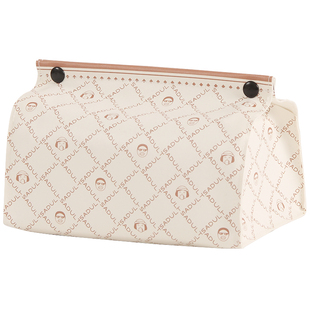 SADULT轻奢菱形复古家用抽取式纸巾盒汽车车载纸巾袋抽纸餐巾盒套