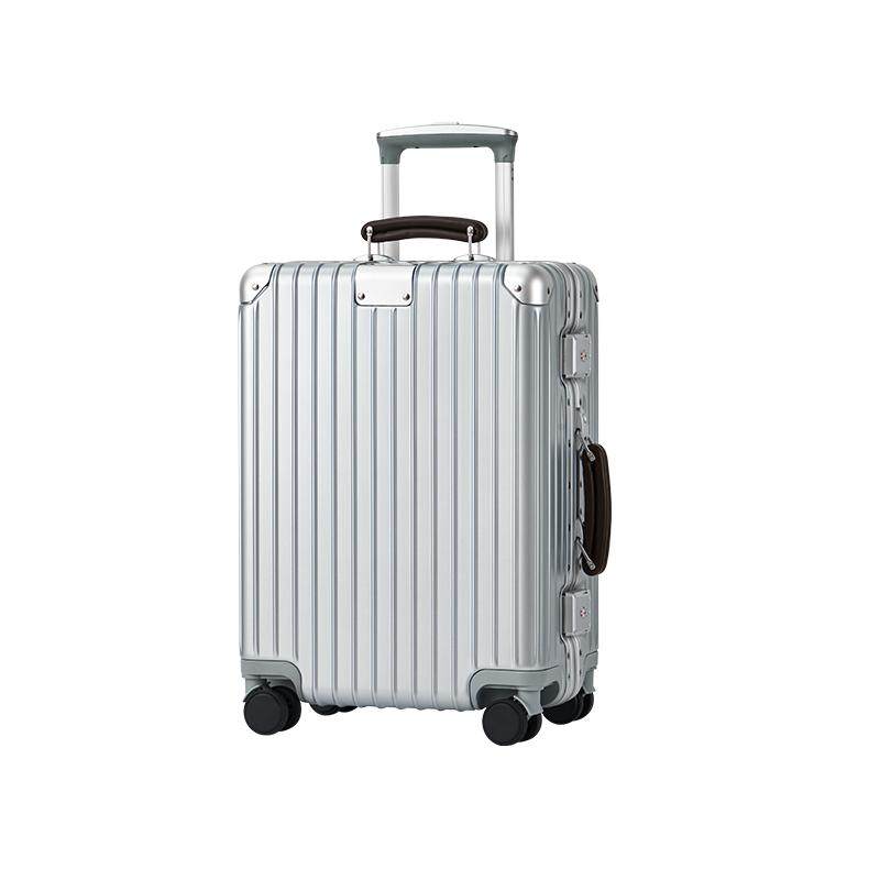 网易严选行李箱PC铝框旅行箱大容量20寸可登机拉杆箱女24寸