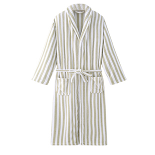 吸水浴袍男女情侣款A类珊瑚绒新款睡袍四季通用毛巾料浴衣加长款