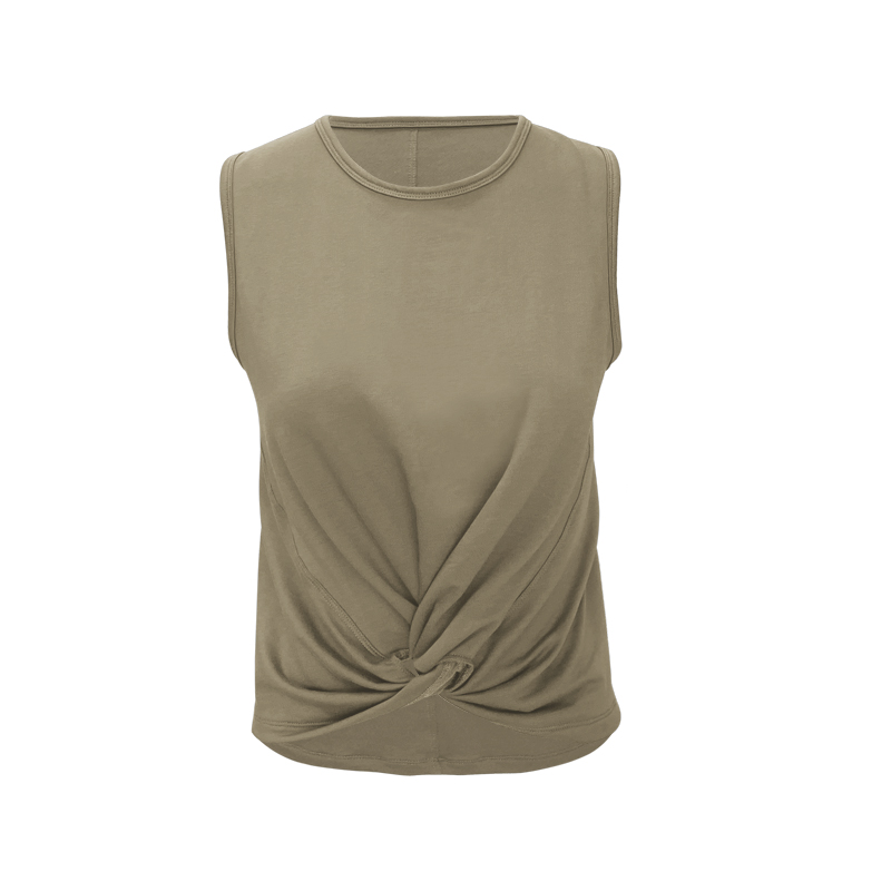 kk fitness专业瑜伽背心女高级感健身服上衣宽松运动罩衫短款外搭