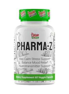 【临期特价】美国psycho精神实验室PHARMAZ绿疯子降皮质醇调节