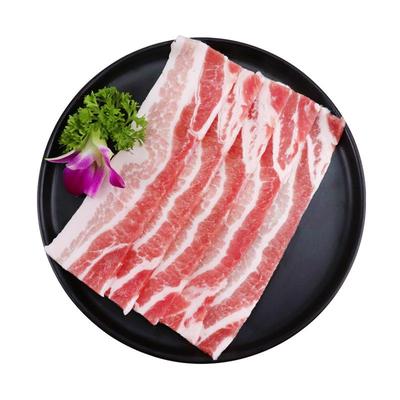 原切厚猪五花肉片200g新鲜烧烤材料韩式烤肉片生猪肉韩国烤肉食材
