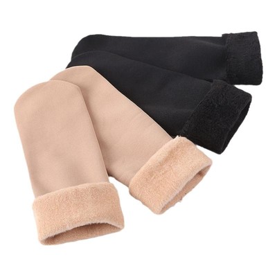 袜子女秋冬光腿加厚加绒肉色女袜冬季毛绒保暖棉袜神器中筒雪地袜