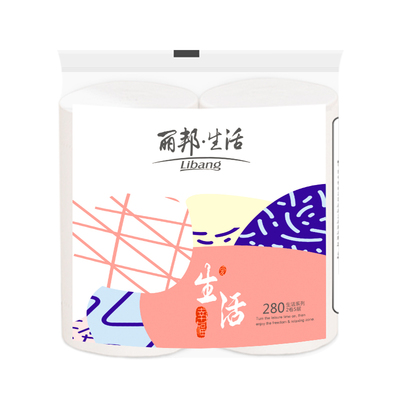 丽邦2卷280克无芯卷纸厕纸