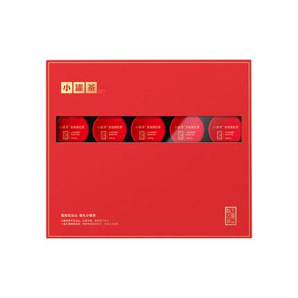 【年货礼盒】小罐茶五台聚福金罐茶叶礼盒大红袍金骏眉滇红组合茶