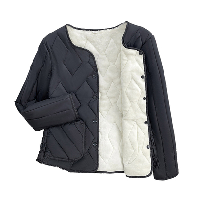 冬季羽绒棉服女加绒内胆棉衣