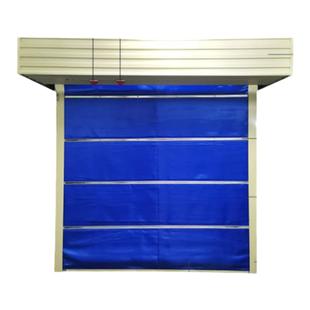 特级防火卷帘门无机布双轨双帘钢制防火卷闸门折叠电动消防卷帘门