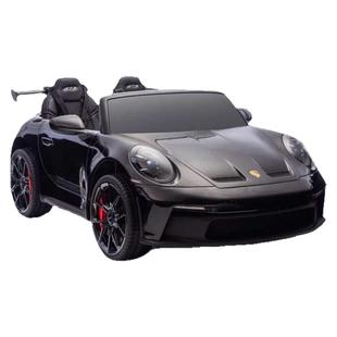 正版保时捷911GT3双人超大儿童电动车宝宝遥控汽车四轮汽车静音