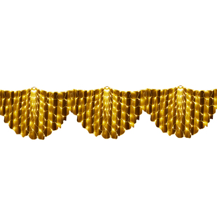 彩灯2026年新款孔雀开屏灯亮化节日栅栏网灯氛围场景布置装饰灯串