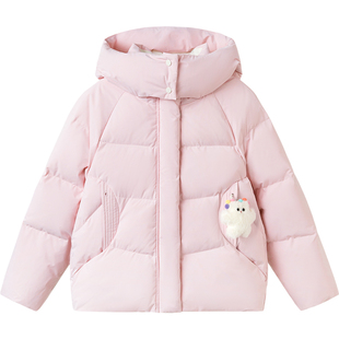 【商场同款】巴拉巴拉女童羽绒服中大童加厚外套秋冬童装儿童上衣