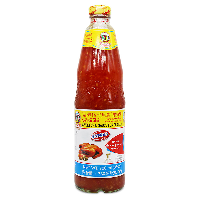 潘泰诺华星牌泰式甜辣酱880g泰国进口风味烧烤烹饪辣鸡调味酱包邮