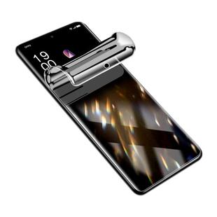 奔雀适用于opporeno9手机膜高清抗蓝光水凝膜reno9pro防窥膜全屏防摔reno9pro+钢化水凝膜oppo防偷窥保护隐私