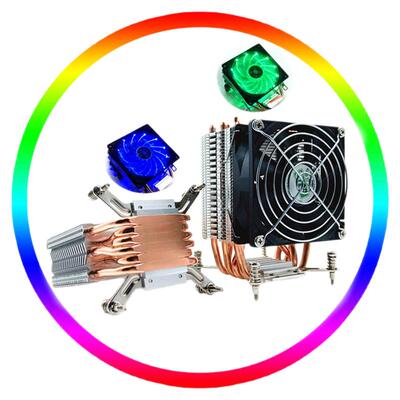 AVC 6铜管CPU散热器 台式机X99双路主板 1700针 X79 2011CPU风扇