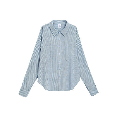TurnSignal潮牌条纹衬衫女