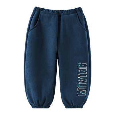 巴帝巴帝儿童加绒裤子灯芯绒长裤